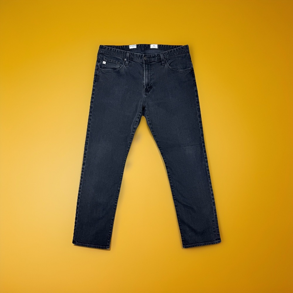 AG Adriano Goldschmied B-Type III Easy‎ Jeans Mens 37x31 Gray Stretch Denim